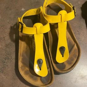 Yellow Birkenstock's size 37/7